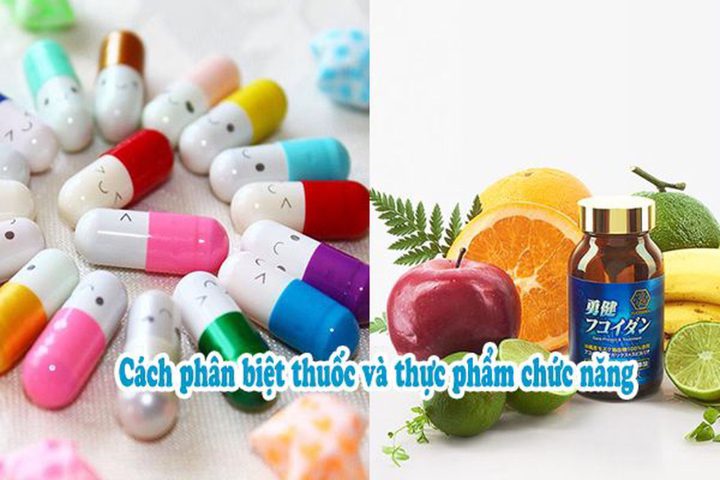 Một vài trường hợp thực phẩm chức năng cũng có thể được coi như là thuốc