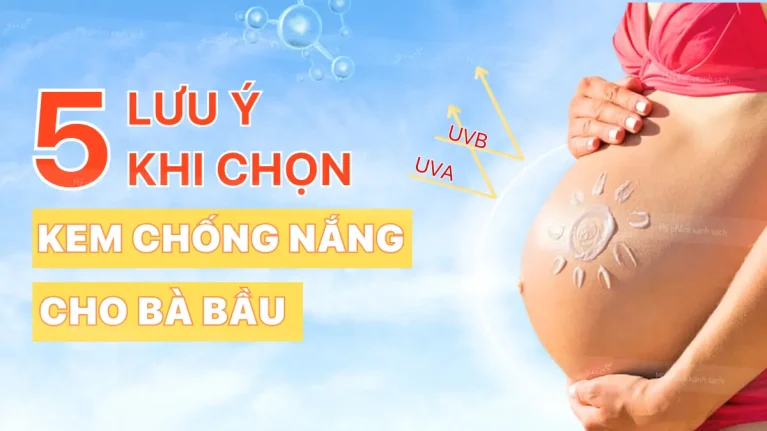 Cần chú ý đến thành phần của loại kem chống nắng định sử dụng cho mẹ bầu