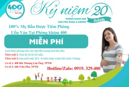 Miễn phí tiêm phòng uốn ván cho mẹ bầu