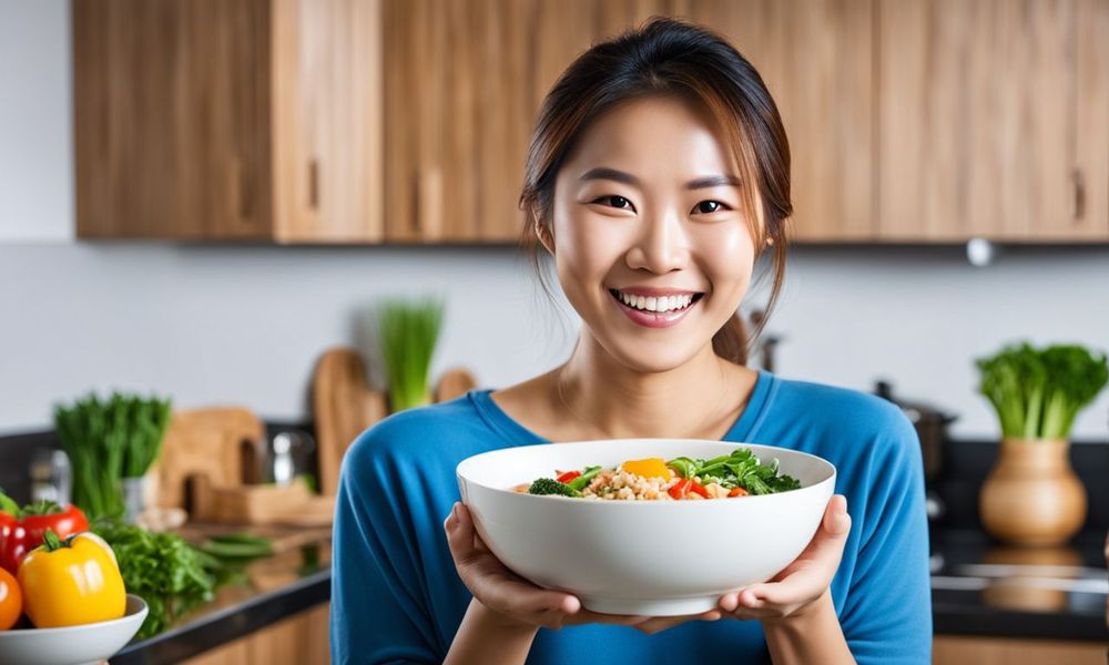 Thực đơn cho người bị đa nang buồng trứng bao gồm các loại rau, củ, quả, thực phẩm giàu sắt và omega 3