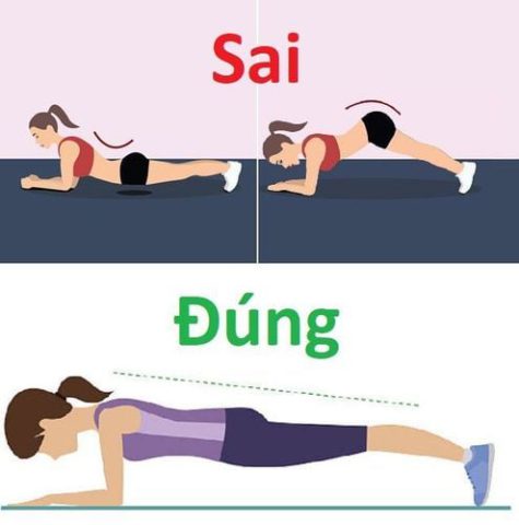 Thực hiện đúng kỹ thuật thì bài tập plank mới đem lại hiệu quả